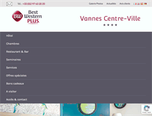 Tablet Screenshot of bestwestern-vannescentre.com